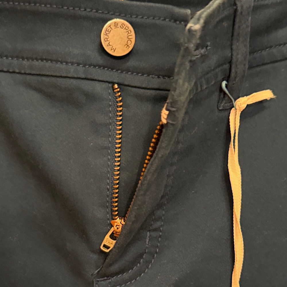 🍀🍀🍀BOGOHO🍀🍀🍀Market & Spruce Teal Blue Stretch Chino Pants-8 petite - Picture 9 of 11